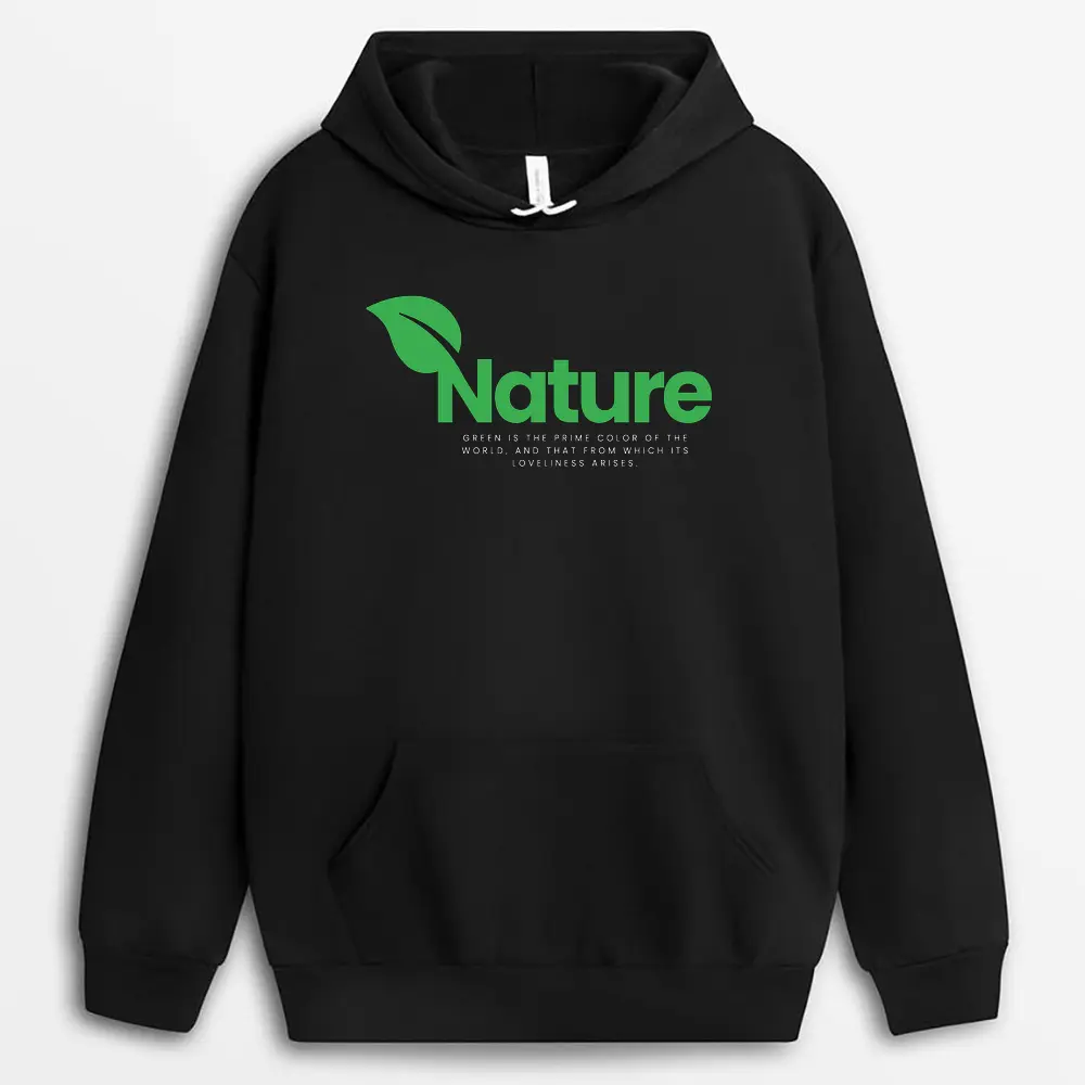 Green Is The Prime Color Of The World And That From Which Its Loveliness Arises Gnarxgap Hoodie - Black