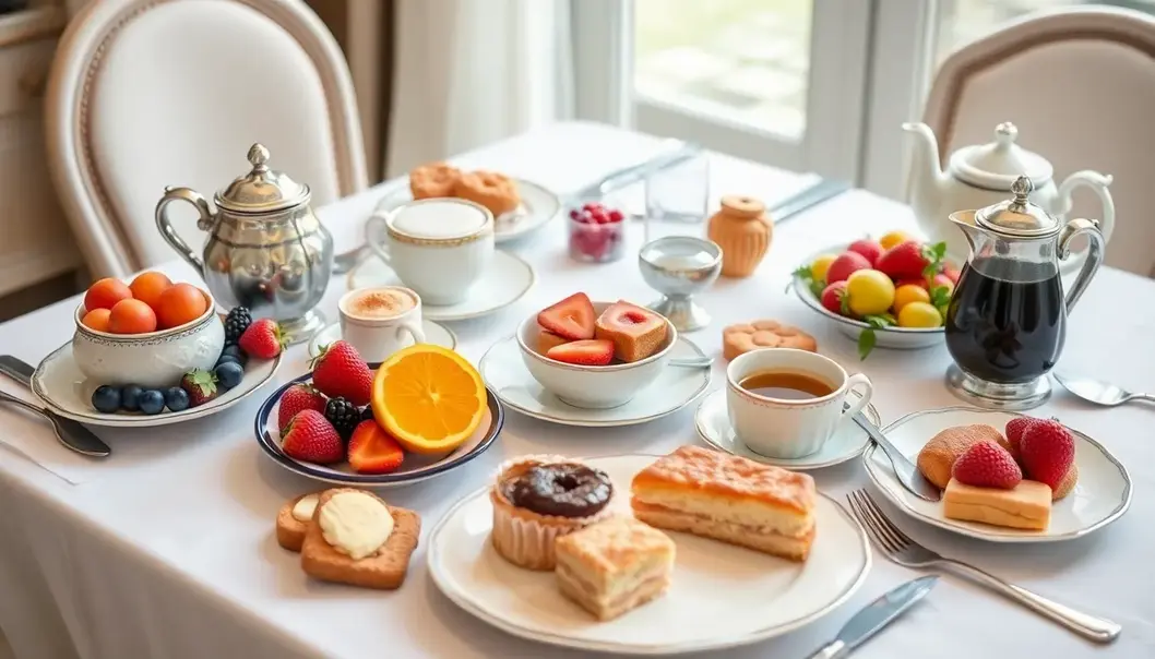 A luxurious start to the day begins with mindful awakening.
